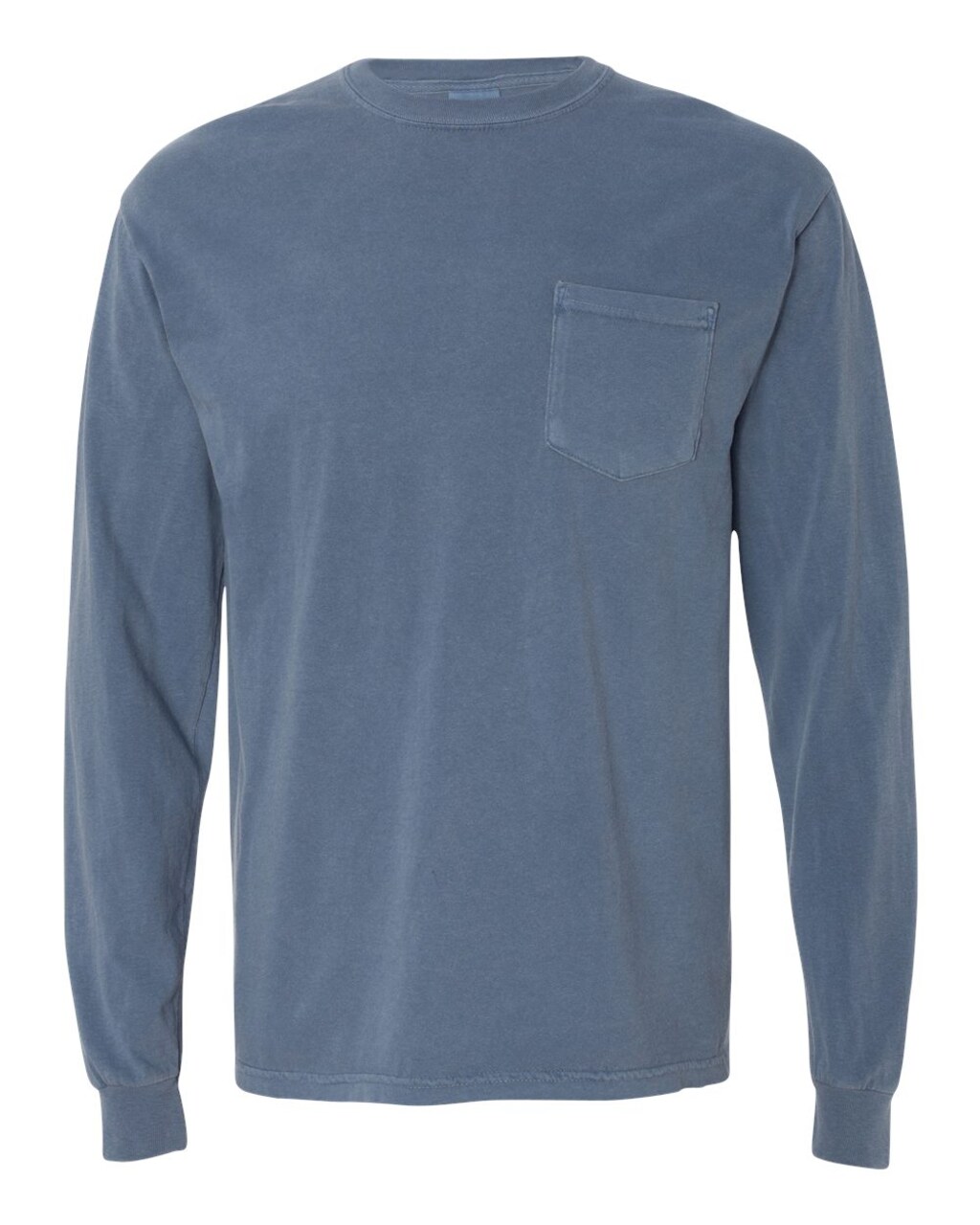 Comfort Colors® Garment-Dyed Heavyweight Long Sleeve Pocket T-Shirt